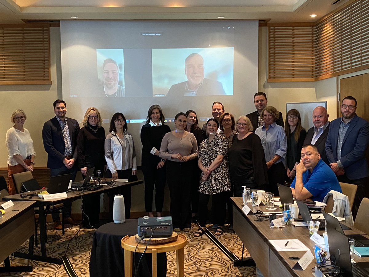 It’s been a very productive and enlightening two days at the @cdnsba board meeting. I’m grateful for the opportunity to come together with colleagues and partners from across the country to work towards the betterment of public education. #bced