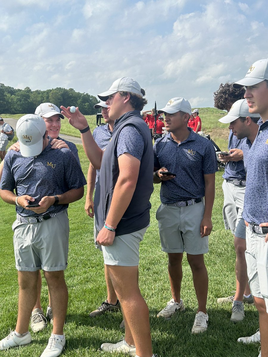 MUKnights's tweet photo. @MUKnightsgolf has won the Crossroads League Championship and the individual medalist!! 

Lane Zedrick brings home the Crossroads League Championship in his freshman season! https://t.co/XBpfHUwGXK