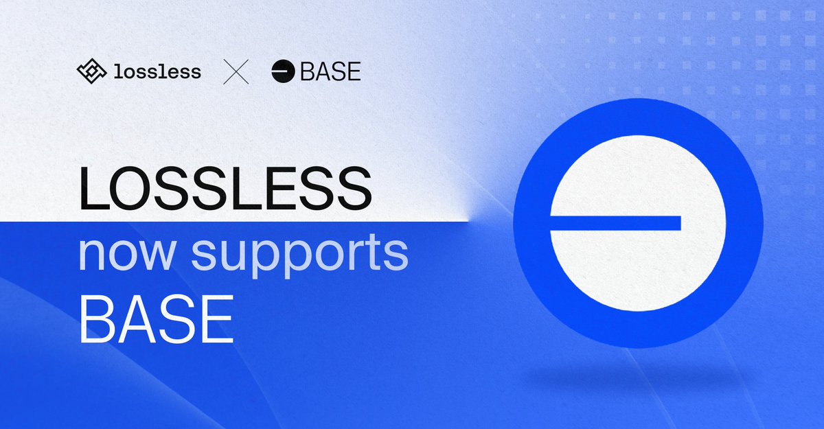 Avalanche_Space's tweet image. 💢 @Losslessdefi now supports @Base network, the next ecosystem that will be getting lossless tools to create #hackproof protocols!

💢 #Base is a secure, low-cost, builder-friendly Ethereum L2 built to bring the next billion users onchain.

🔽VISIT
lossless.io
