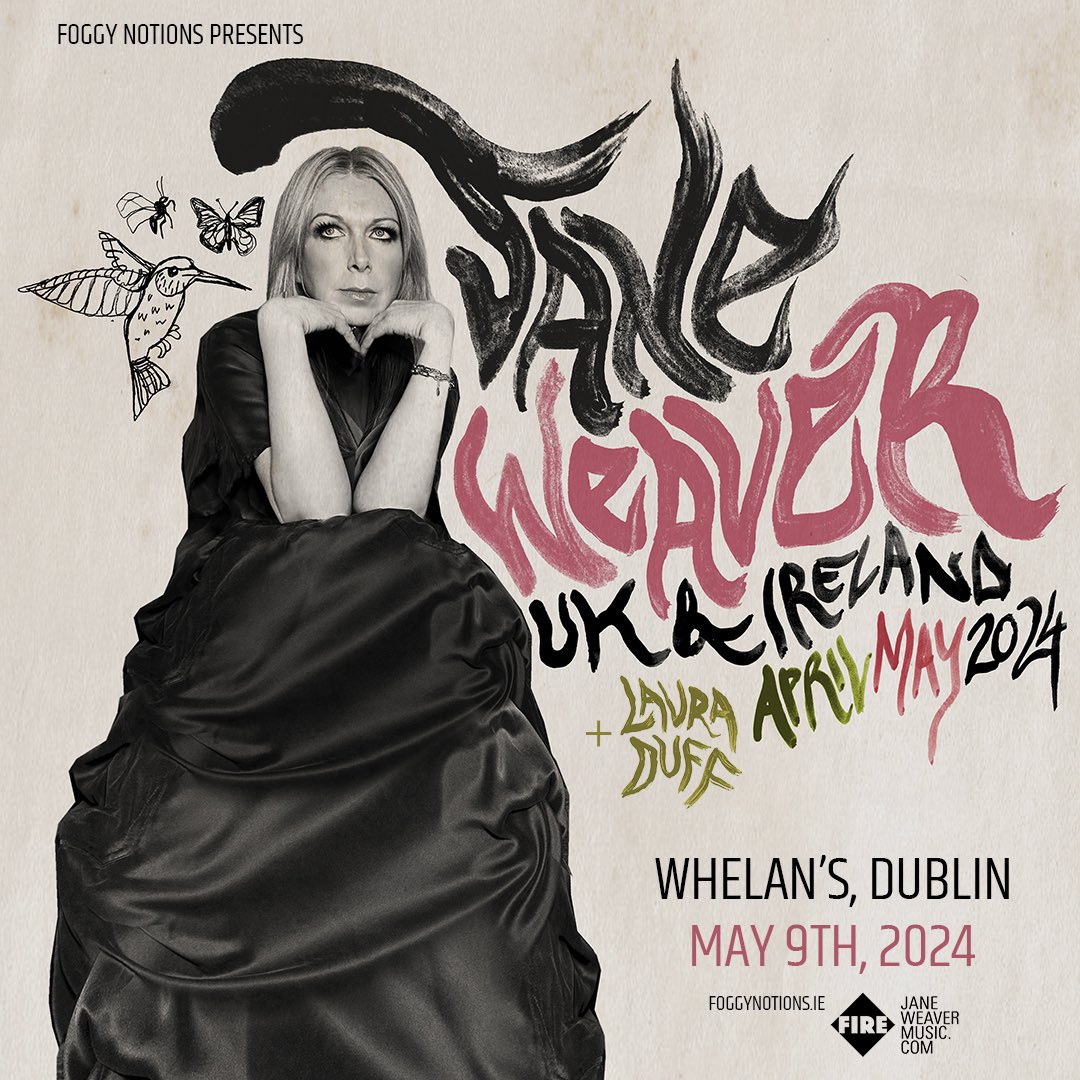 Join us live in Dublin @whelanslive this Thursday with support from @lauraduffmusic for last tix and all other remaining shows head to janeweavermusic.com/tour