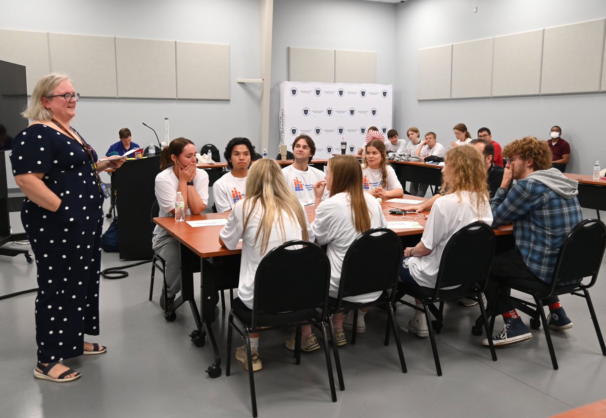 CCBOE's tweet photo. Scenes from our annual Civics Bee. @KnightsSms  librarian (and former history teacher) Billie McBride moderated the Civics Bee. We want to thank State Rep. @MaryLittleton78 for sponsoring our lunch. #ccsdtn https://t.co/qZKCPcZUrM