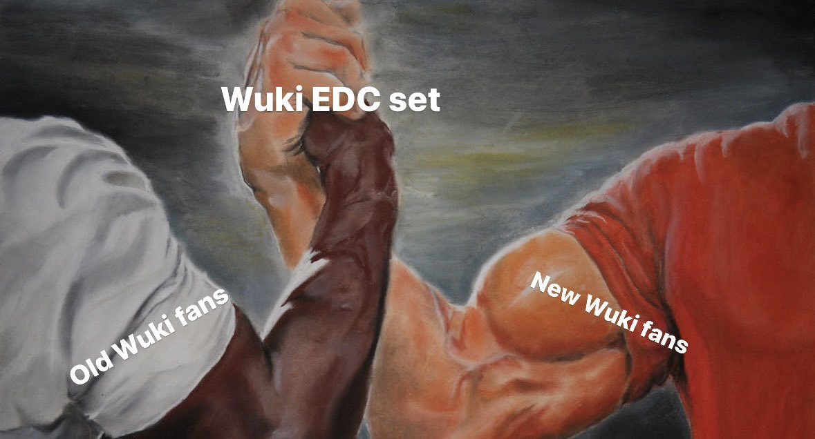 My edc set is gonna be an accumulation of all things Wuki and I can’t wait