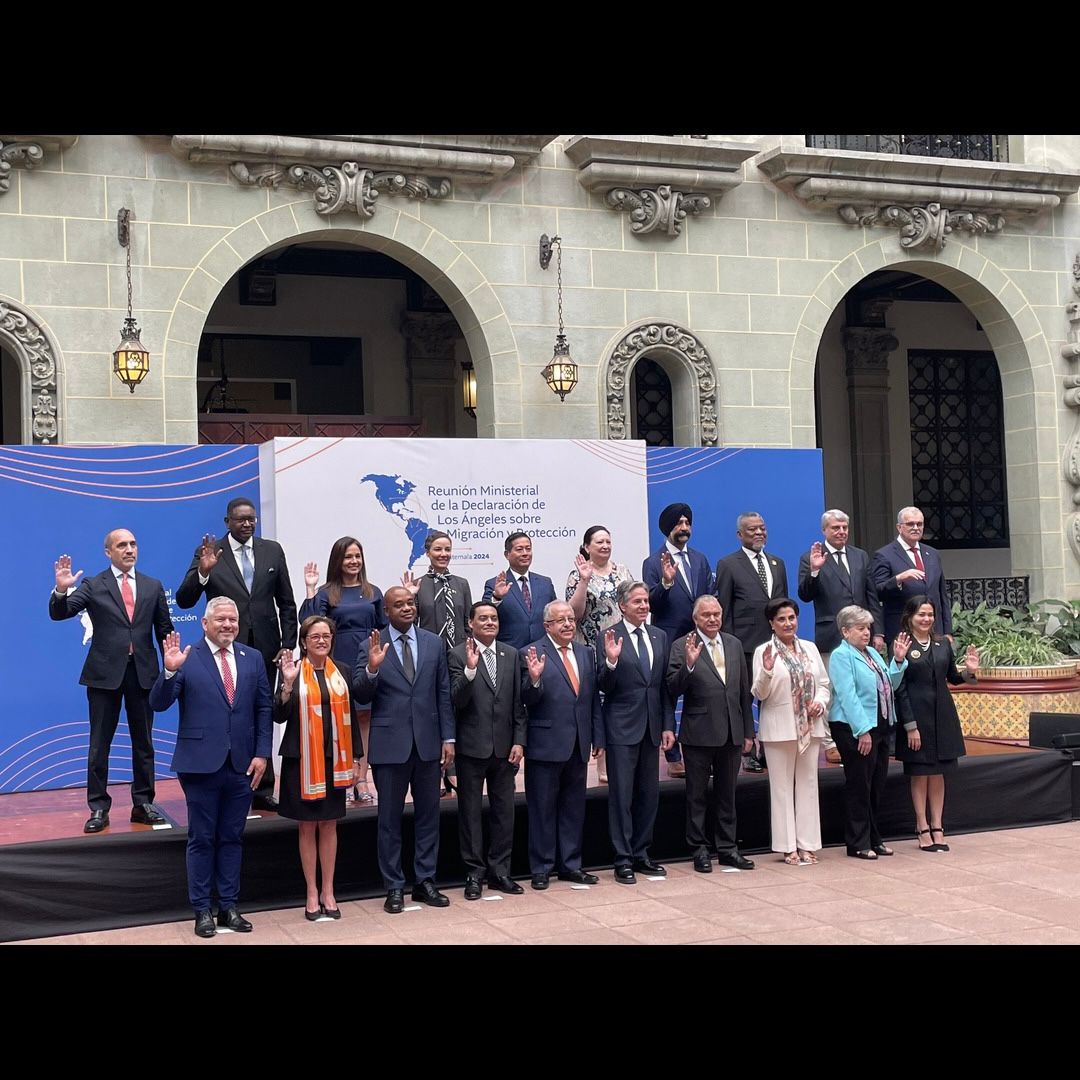 While in Guatemala City @KaminaJSmith delivered remarks @ a Ministerial Meeting on the Los Angeles Declaration of Migration & Protection--reaffirming 🇯🇲's commitment to establish conditions conducive to safe, orderly, humane & regular migration.