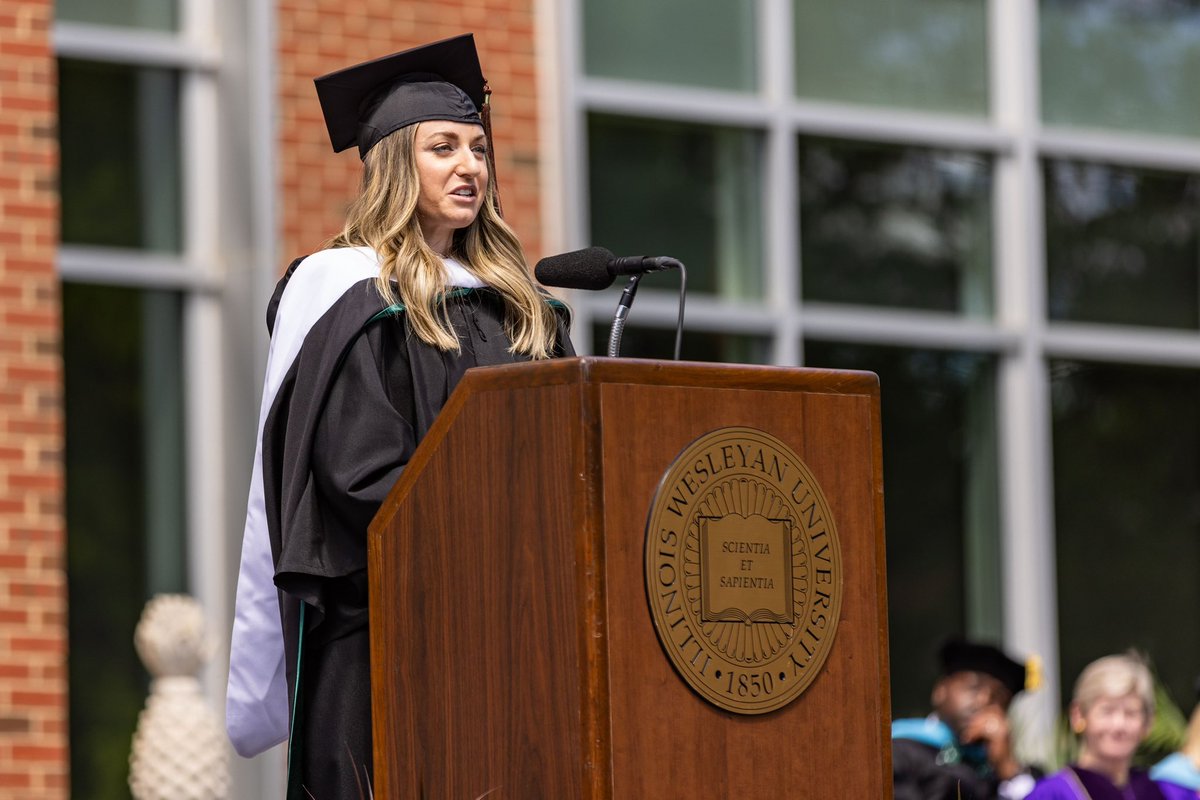I've had a lot of incredible moments over the past few years...but delivering the commencement speech for the <a href="/IL_Wesleyan/">Illinois Wesleyan</a> graduating class of 2024 is in a category of its own.