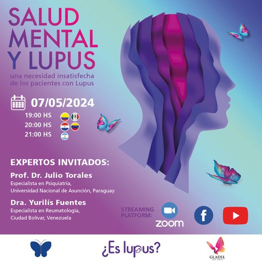 !ES HOY!! 7 de mayo, 21hs. Argentina Te esperamos en el Conversatorio de ¿EsLupus?, por el Día Mundial del Lupus. Contaremos con especialistas de reconocida trayectoria internacional. ¡¡UNETE AL DESAFIO y trae tu pregunta a los expertos!!!!! 👇 tinyurl.com/saludmentalylu…