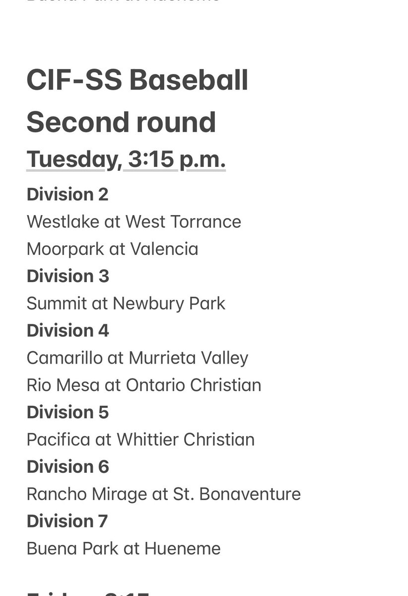 Today’s playoff baseball schedule