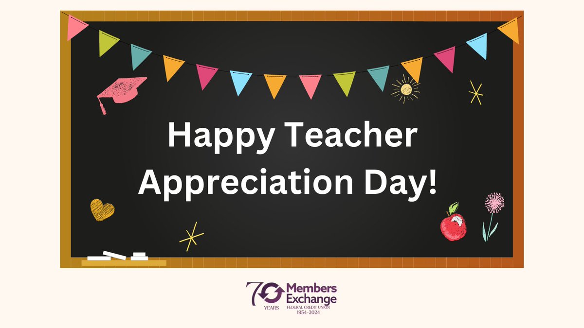 🎉🍎 Happy Teacher Appreciation Day! 🍎🎉

We want to celebrate the incredible educators who inspire, guide, and nurture us. Thank you for everything you do!
