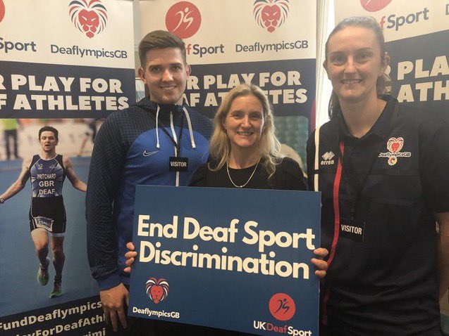 On DAY 1073 #MyChallenge to this Govt @lucyfrazermp @DCMS @StuartAndrew I ask you ‘3 babies are born deaf every day in the UK. There are more than 50,000 deaf children & you are canceling their existence because of a policy. Give NGB’s the tools to #EndDeafSportDiscrimination