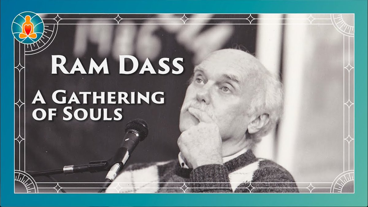 Ram Dass invites us to try on a new perspective for our lives - to take the Soul's view of our incarnation as a journey into form and a reawakening into Awareness. 📽️ youtube.com/watch?v=Xu_jel… #ramdass #love #spiritual #yoga #meditation #youtube