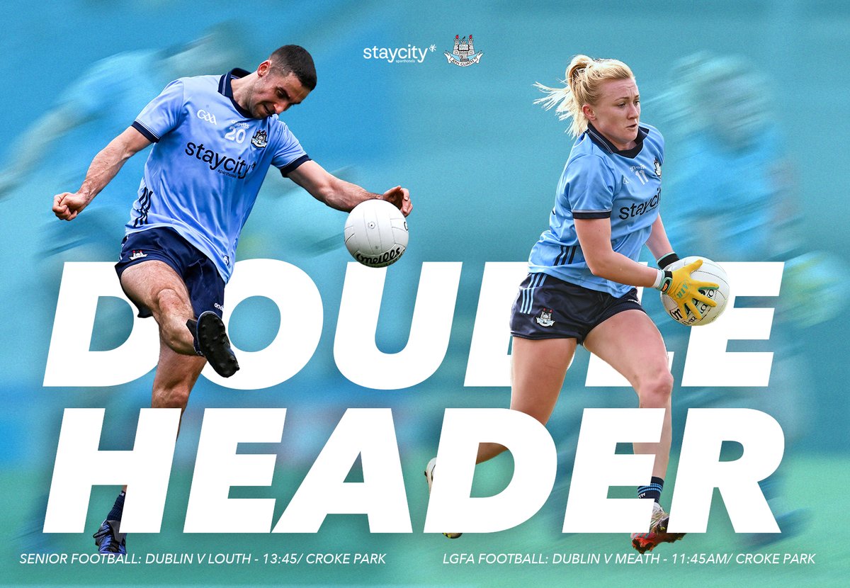 It'll be Double Dubs at Croke Park this Sunday for Leinster Football Final day 👕🙌

#UpTheDubs