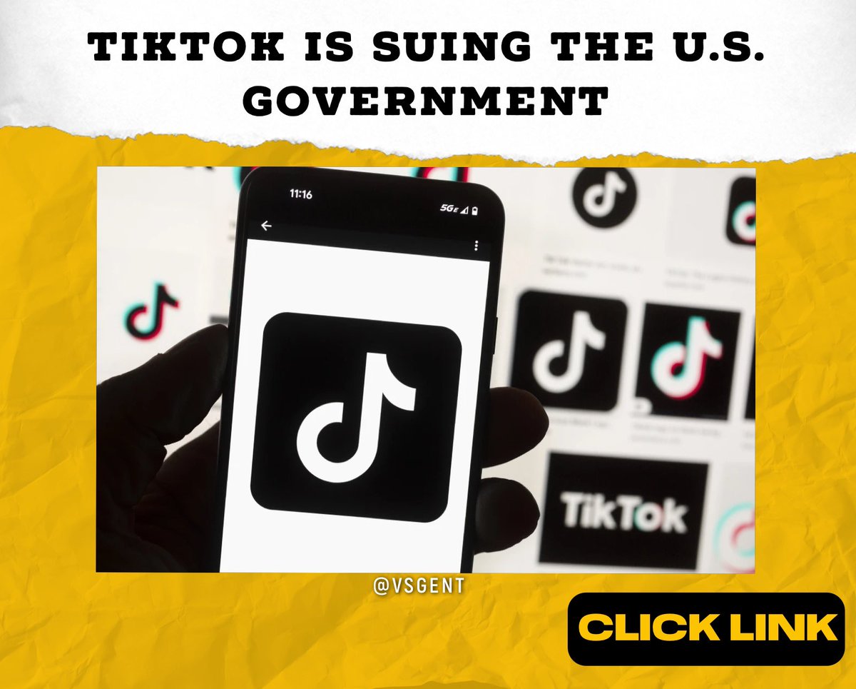 Last month, President Biden signed a bill into law that threatens to ban #TikTok if its parent company, #ByteDance, does not sell the app. Now, the company is pushing back by suing the U.S. According to @apnews, in the lawsuit, which was filed on Tuesday.