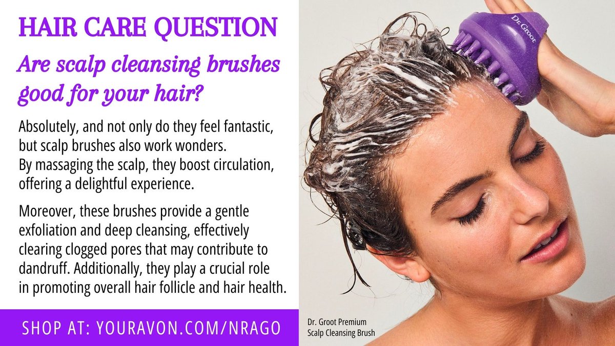 A healthy scalp promotes healthy hair. #HairCareTip #BeautyTips #HairCare #AvonLadyNJ #AvonUSA bit.ly/3R6umzc
