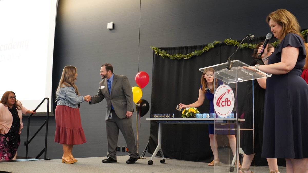 The CFBISD Innovation Academy hosted their end of year celebration to honor the accomplishments of the Inaugural Class of 2024. The event served as a showcase to unveil the innovator’s Digital Artifacts and share their action research findings with community members and district