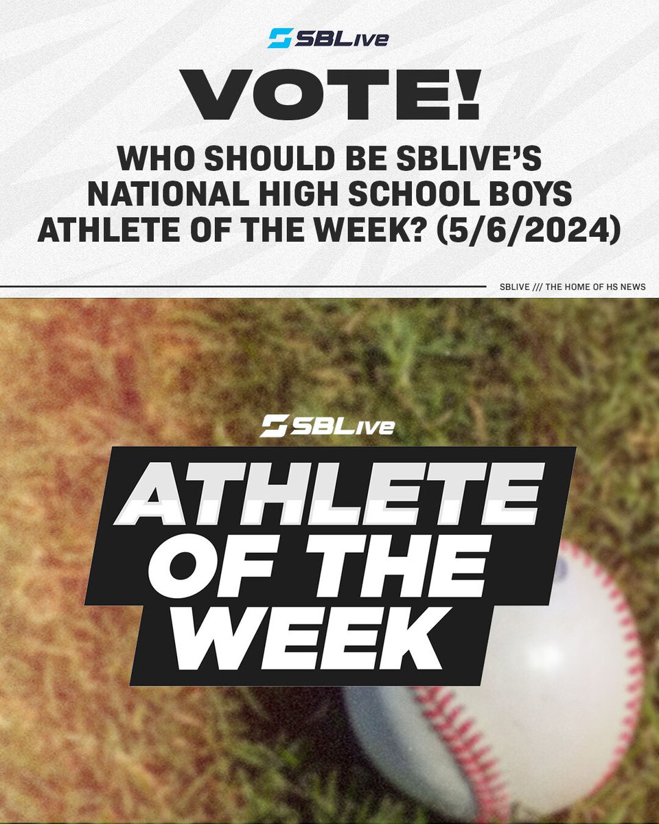 Another week of high school sports is in the books, which means it's time for you to vote 💫 Let us know who you think is the national high school boys athlete of the week 🗳️ highschool.athlonsports.com/national/2024/…