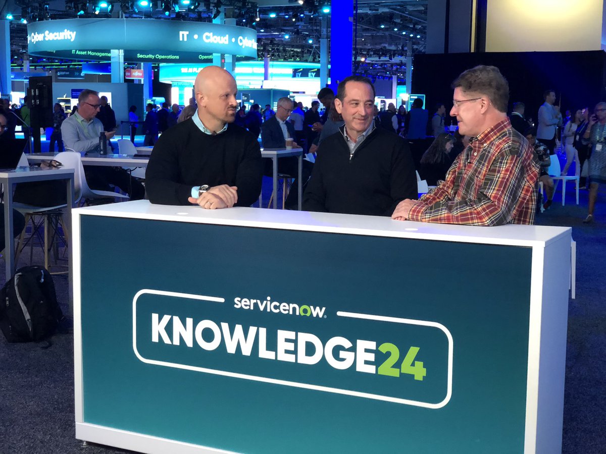 Mike Vizard chats with @danielnewmanUV and @PatrickMoorhead, CEO & chief analyst for Moor Insights & Strategy, about how IT is evolving following the keynote delivered by ServiceNow CEO Bill McDermott at the Knowledge 2024 conference. Watch here: techstrong.tv/videos/intervi… $NOW