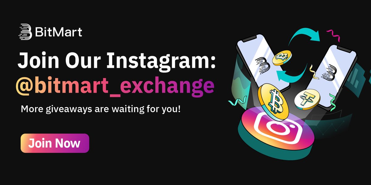 🤫 100 USDT giveaway is waiting for you! 🎁 Follow our Instagram for the ongoing #giveaway: instagram.com/reel/C6rZwoevo… #BitMart #crypto #giveaway #Bitcoin $BTC #BTCHalving