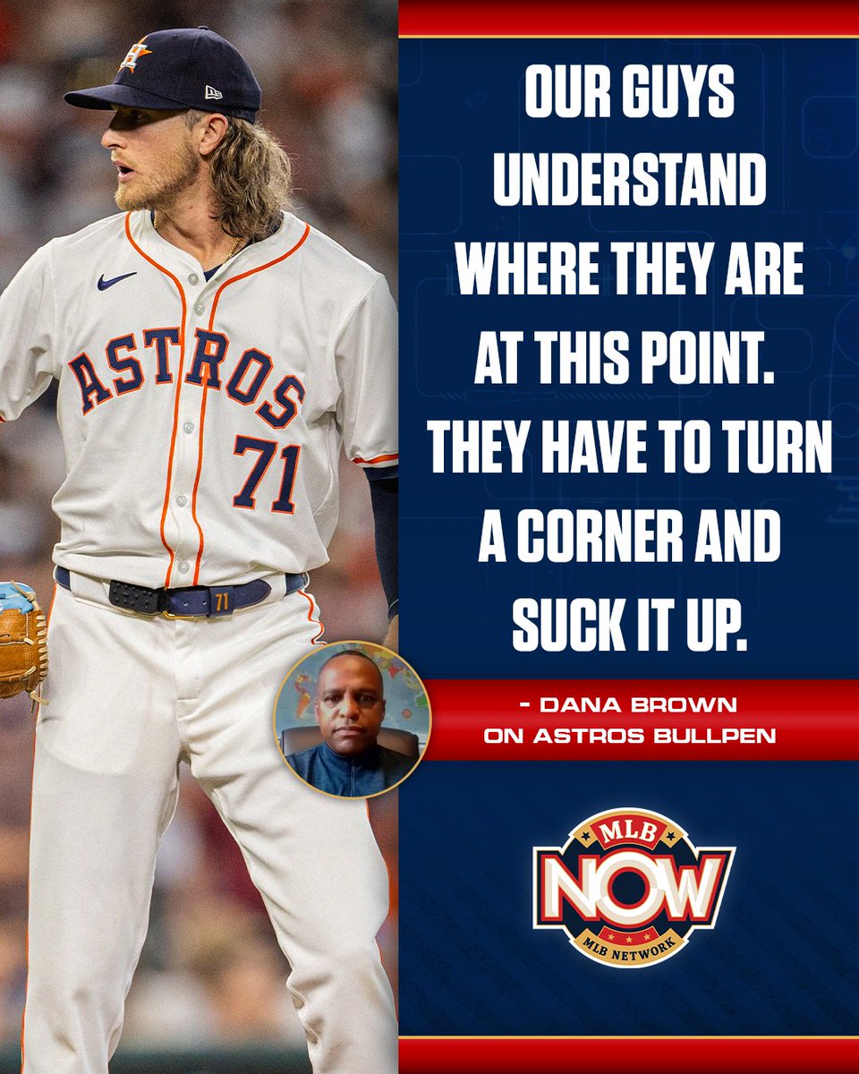 Astros GM Dana Brown comments on the state of the bullpen. #MLBNow | #Relentless