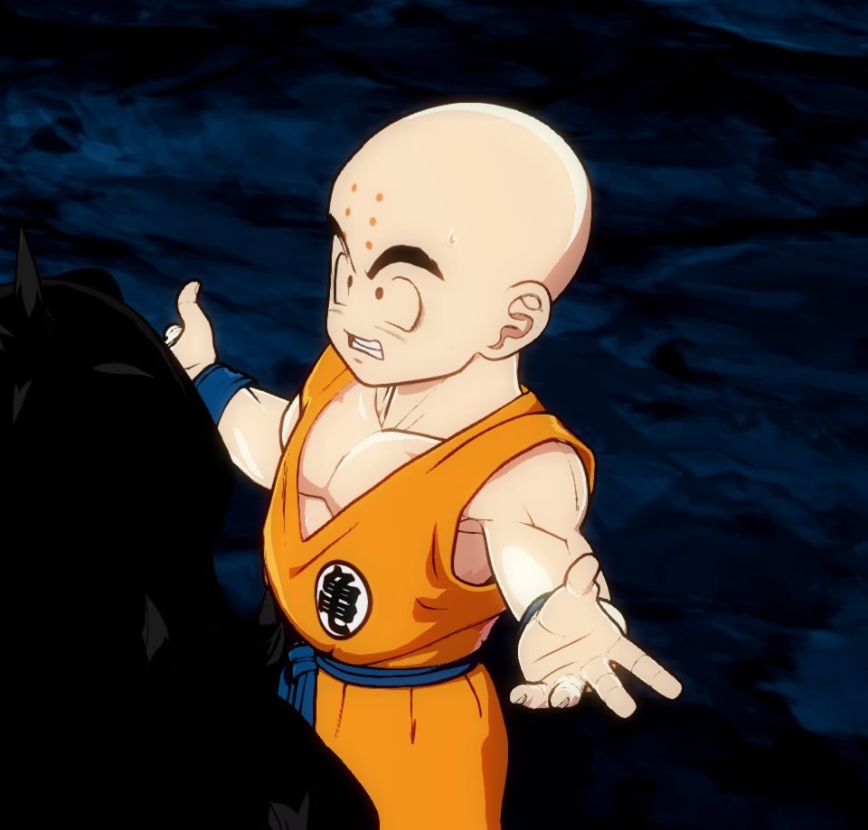 Goku being like 'Krillin keeps fucking his wife instead of training' and Krillin is like 'What do I even say in response to this?!'