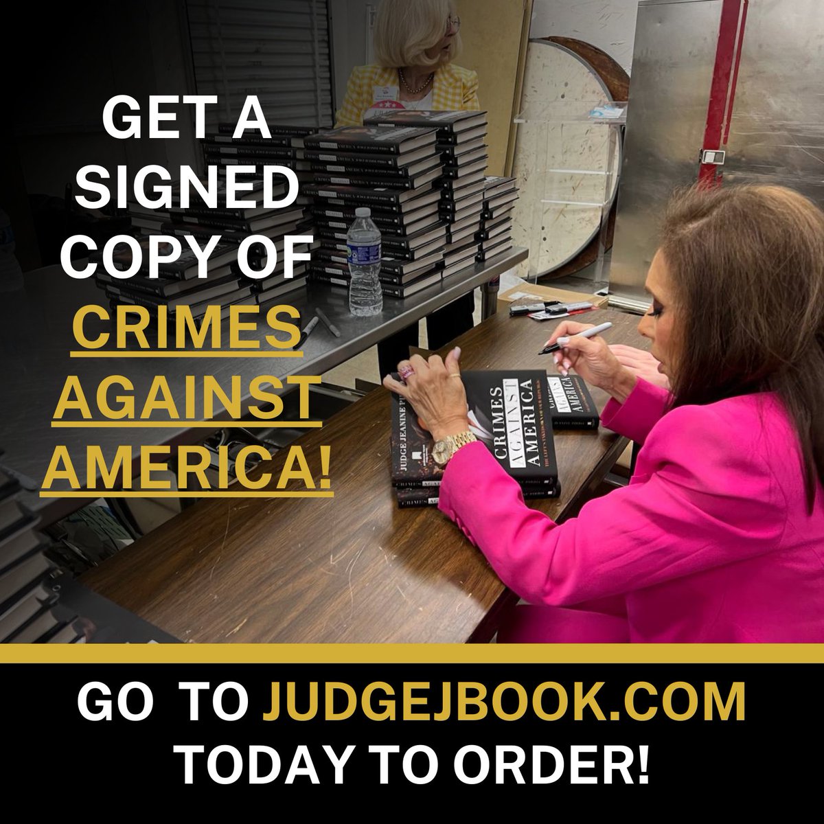 Get your copy of @JudgeJeanine's book today at JUDGEJBOOK.com!