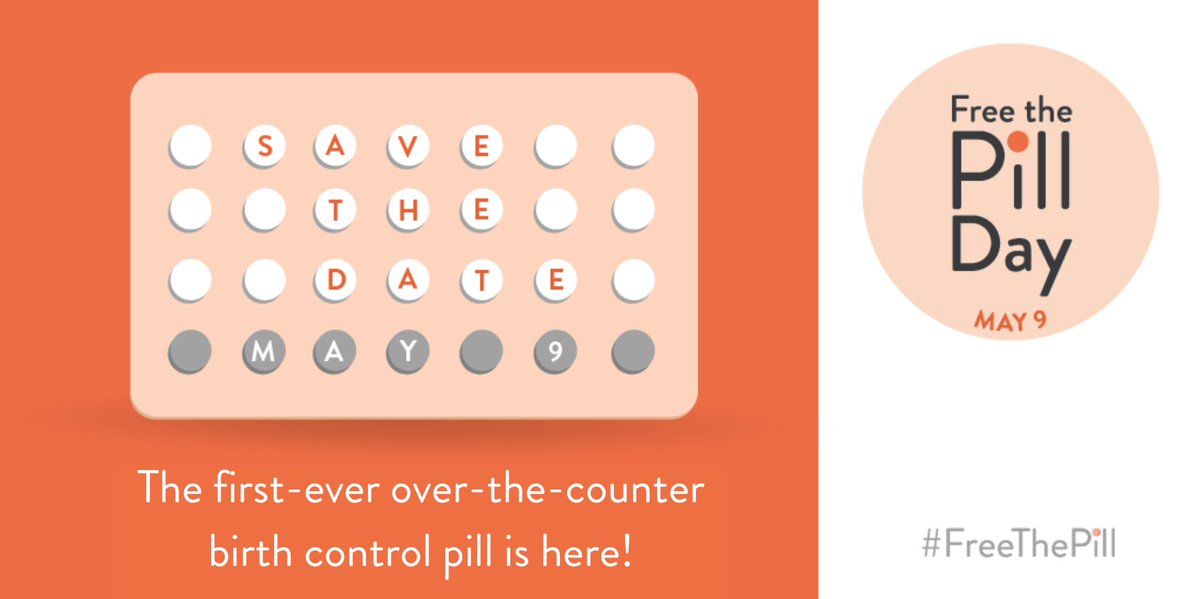 📣#FreeThePill Day is May 9! Join us in calling on @POTUS to require insurance plans to fully cover contraceptives regardless of whether they’re prescribed or available over the counter. We need equitable access now! Sign the petition here: bit.ly/FTP_InsuranceC…