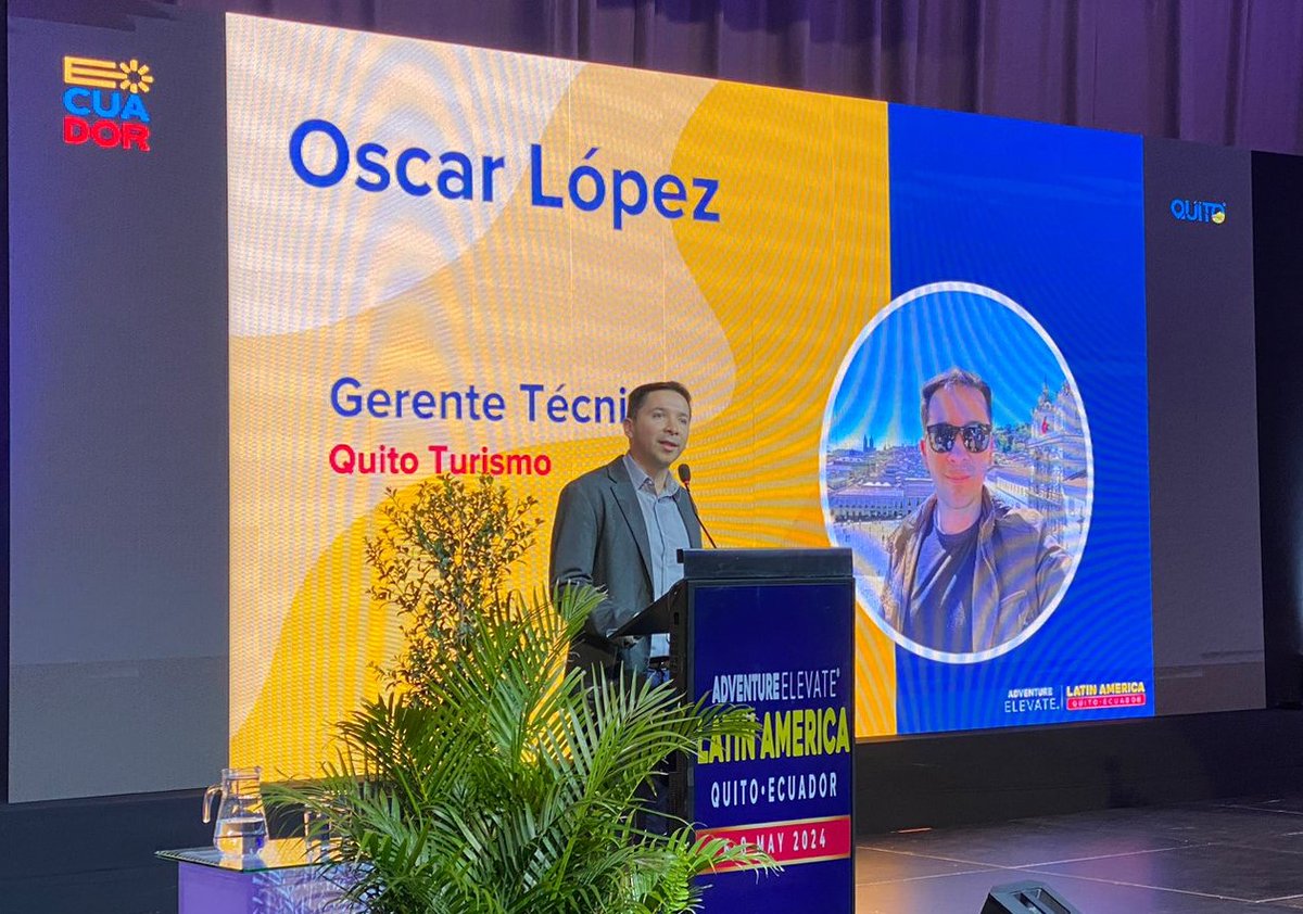 EPMQuitoTurismo's tweet photo. 🧗🏻‍♂️ #TuHistoriaComienzaEnQuito | Destacados operadores internacionales de turismo de aventura se reunieron hoy en el Centro de Convenciones Metropolitano, en el marco del Adventure Elevate Latin America 2024, para compartir experiencias y hacer contactos de negocios.

Con turismo, #QuitoRenace 🌤️