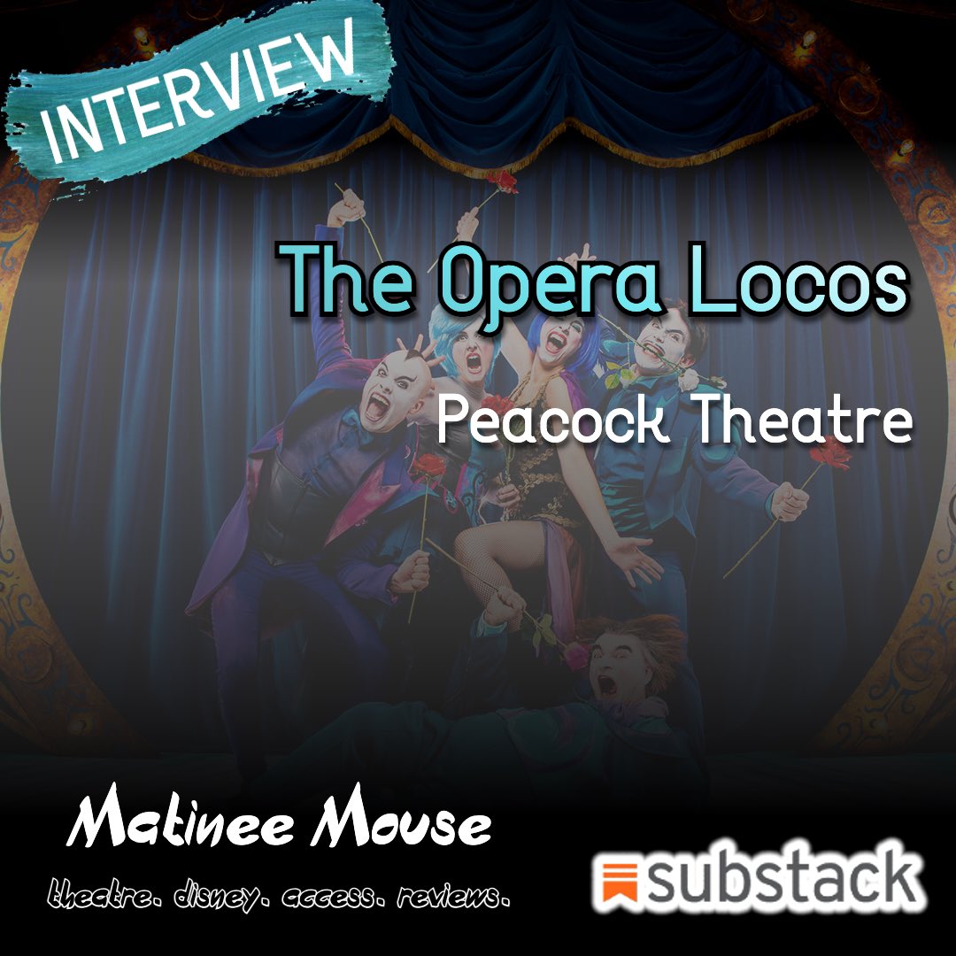 {INTERVIEW} The Opera Locos
‘An extravagant reinvention of opera where Beyoncé meets Carmen…’

🔗 To read our full interview with <a href="/yllanaoficial/">Producciones Yllana - Oficial</a> Co-Artistic Director Joseph O’Curneen, visit open.substack.com/pub/matineemou…

🗓️ 8-11 May
📍 Peacock Theatre <a href="/Sadlers_Wells/">Sadler's Wells</a> 

<a href="/theoperalocos/">The Opera Locos</a>