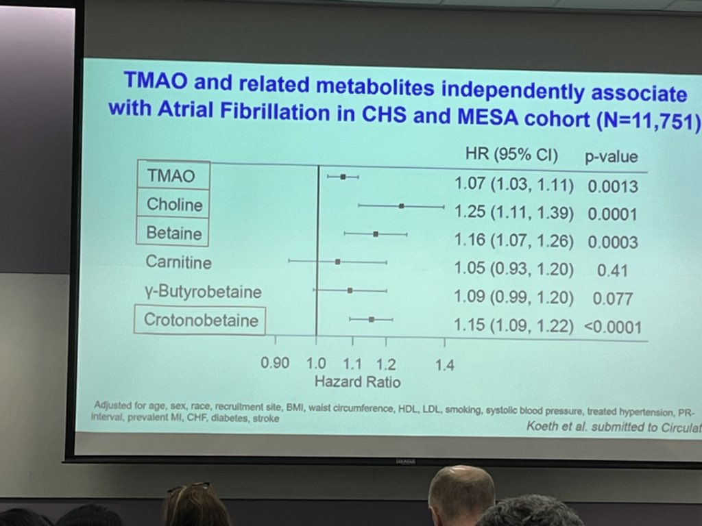 Our @RobertKoeth can fix #atrialfibrillation in humans, and instigate it in mice with TMAO.  Did you know your gut to Microbiome can reprogram the 🫀cardiac conduction system? 
 #MechanisticResearch @CleClinicHVTI @CleClinicLCM