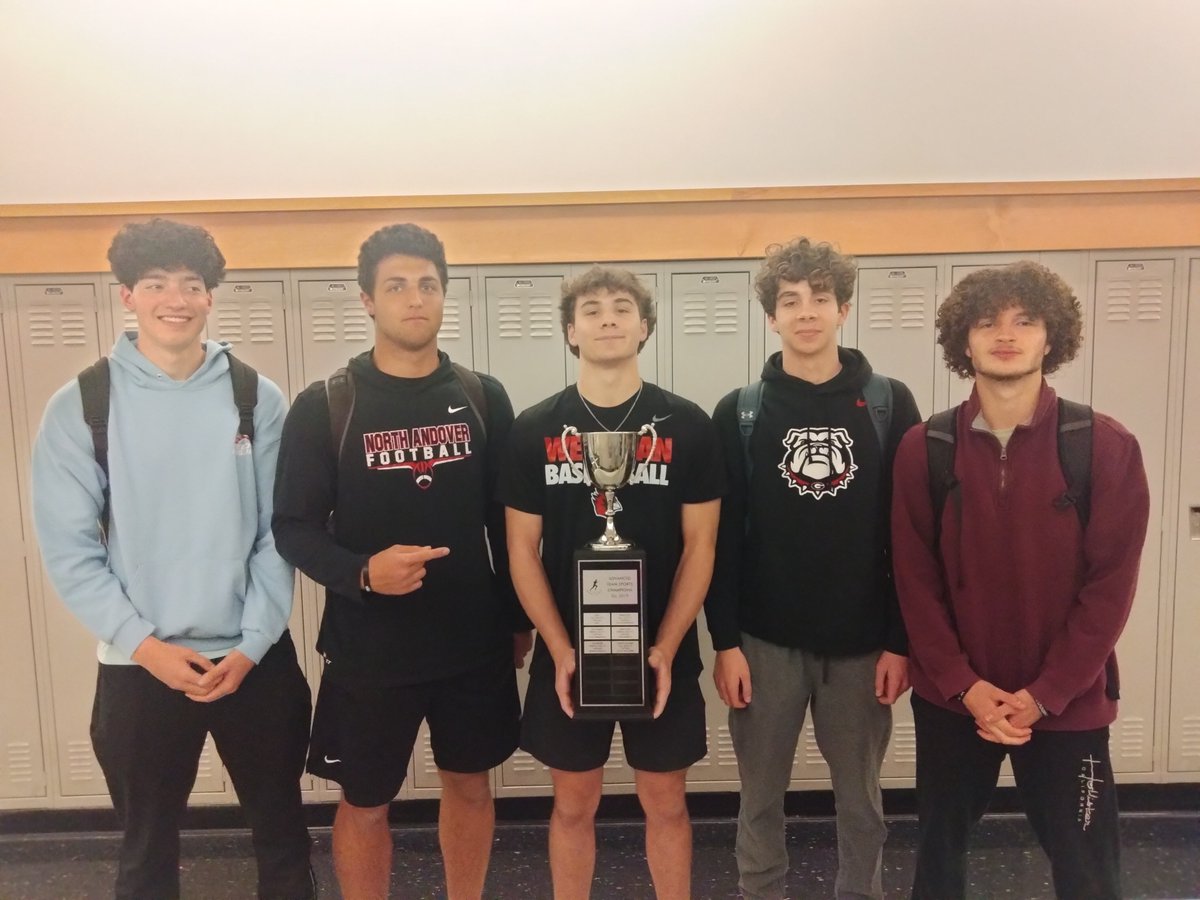 Dominating performance by Team Fennis Dembo during Adv. Team Sports Sem 1 class.  Pictured left to right: Zac S, Jake S, Zach W, Harry M &amp; Pablo H.
They hope to be crowned '23-'24 champs when they take on Team Don Kennett later this month.