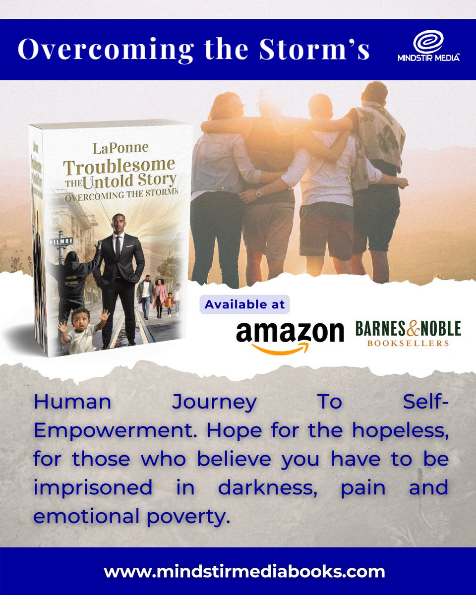 Embark on the transformative human journey to self-empowerment with 'Overcoming the Storm.' 🌪️📖
.
Visit bit.ly/mindstir to learn more. 
.
#mindstirmedia #mindstirmediabooks #books #booksofinstagram #bookshop #ebooks #bookslover #readmorebooks
