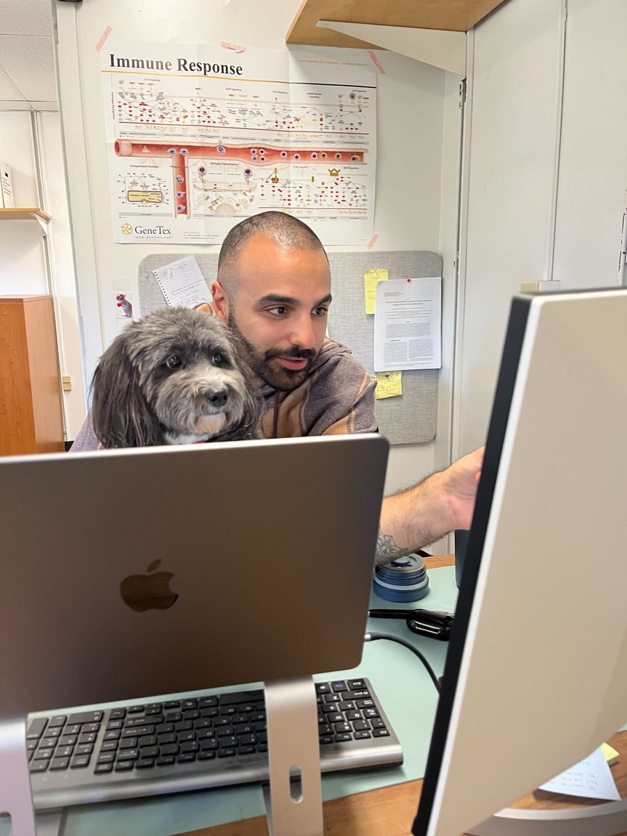 My new undergrad started today and he is SO keen to learn. I can’t wait to work with him!!