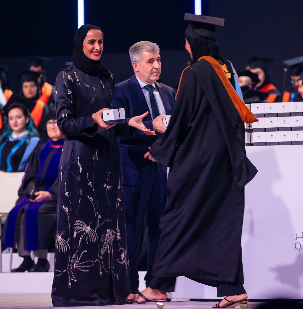 Congrats, #Classof2024!🎓🎉 Your years of hard work and dedication have paid off. As you enter this next chapter of your lives, we wish you best and encourage you to remain lifelong learners and change makers. #QFConvocation @mozabintnasser