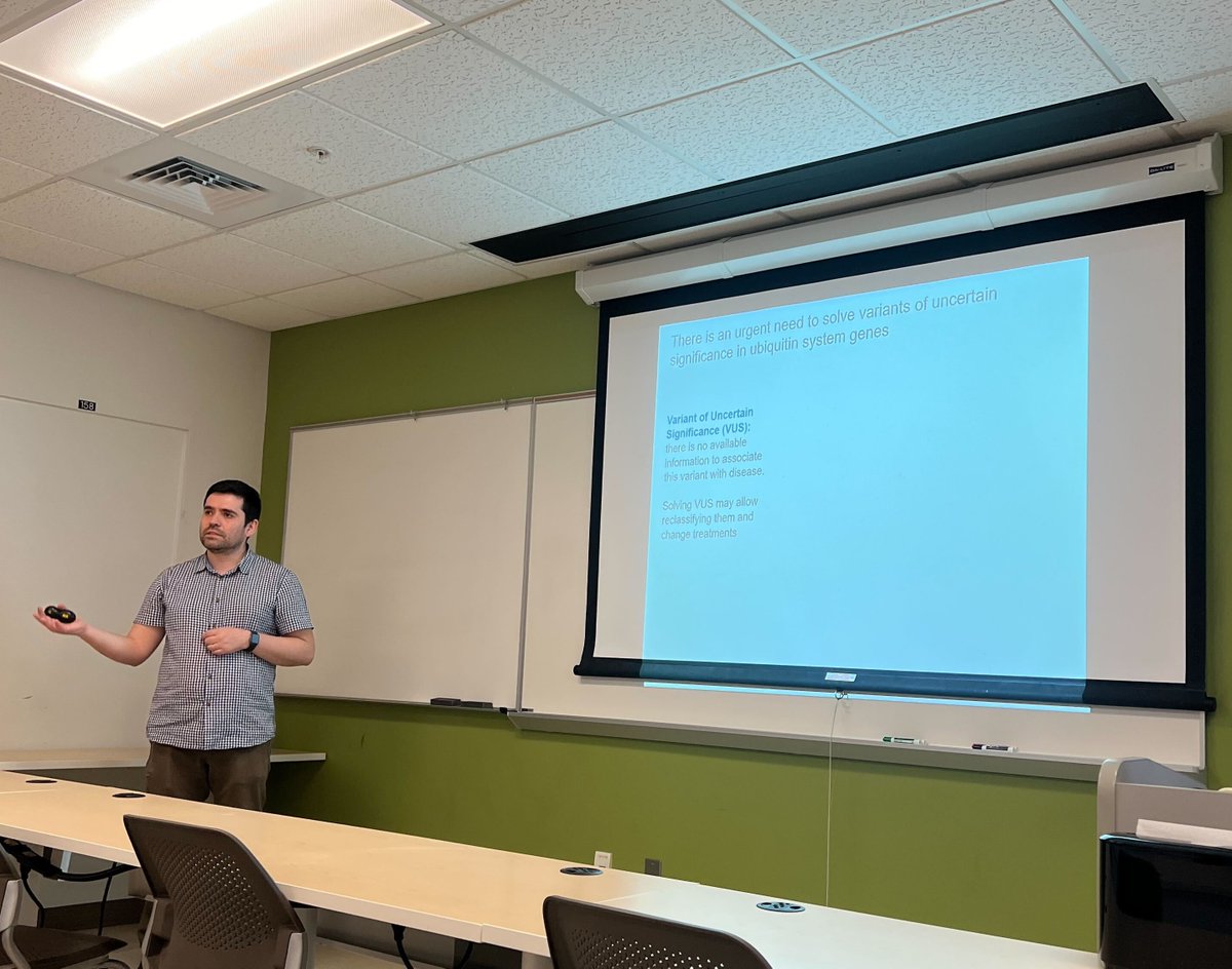 Sanford Researcher Dr. Francisco Bustos gave an invited talk entitled “Understanding the molecular basis of ubiquitin-related rare disorders” for the Bio-Micro Grad Students' Association (BMGSA) seminar series at South Dakota State University.