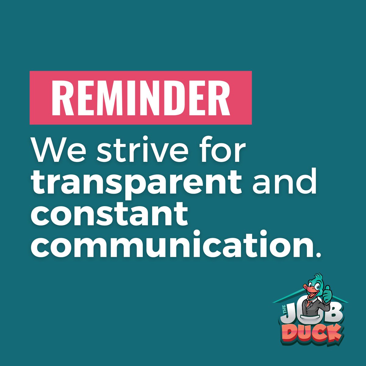 🦆🗣️ At Job Duck, we believe that effective communication is the key to success for any team. We make sure that all our team members have the necessary tools to communicate with each other seamlessly. 🌟 #EffectiveCommunication #Teamwork #SupportiveEnvironment 📞