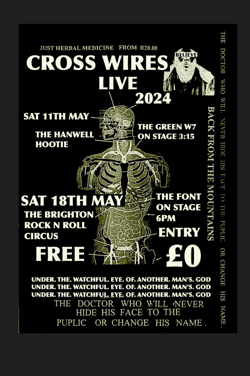 We’ve got 2 gigs happening this month. First up is @HanwellHootie this Saturday (11th) You can catch us at The Green W7 (on stage 15:15) followed by The Brighton Rock N Roll Circus for @KikOutTheJams We play The Font (on stage 6pm) Both gigs are free entry