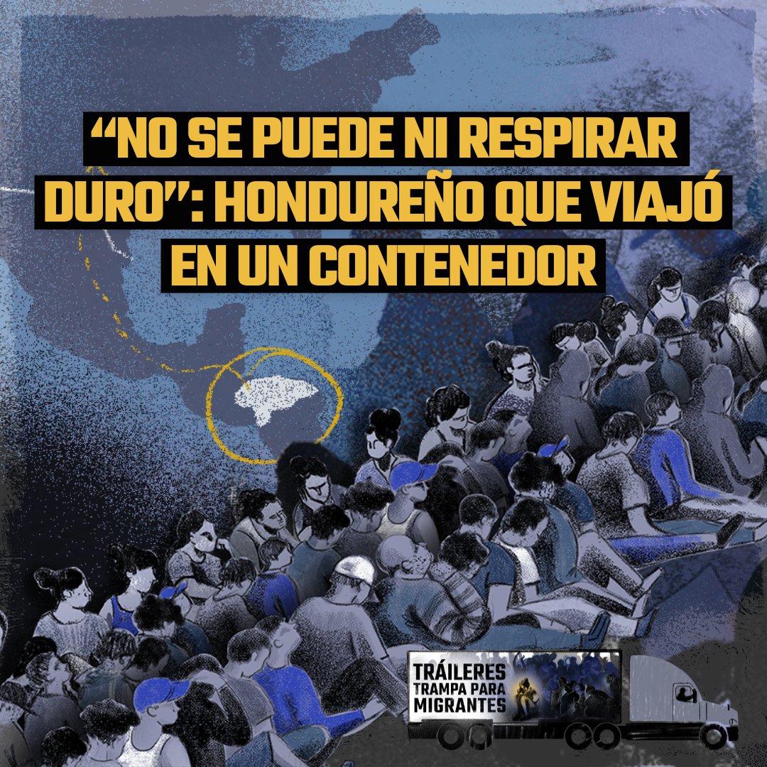 La historia de 'Reynaldo', un campesino hondureño que ha intentado llegar a la frontera con EE.UU. viajando en tráiler, no es única. Cada año, miles de personas arriesgan sus vidas en busca de un futuro mejor. #TráileresTrampaParaMigrantes enun2x3.info/2024/05/no-se-…