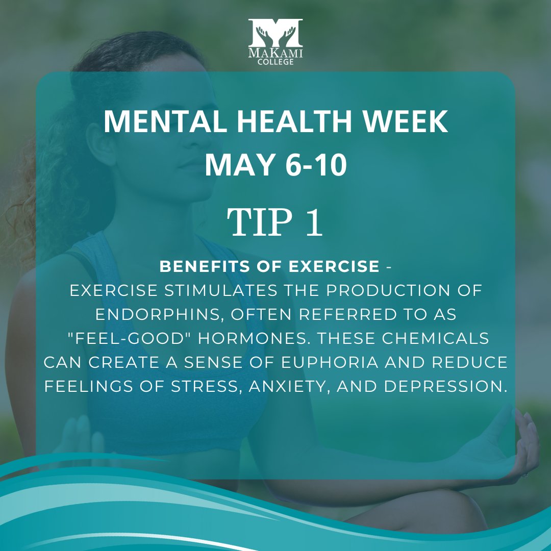 It's Canadian Mental Health Week and Makami is here to help with your mental well-being. Do you know about the healing mental benefits of physical exercise?

#canadianmentalhealthweek #makamicollege #mentalwellbeingtips #mentalhealth #makamicalgary #makamiedmonton #makamisupport