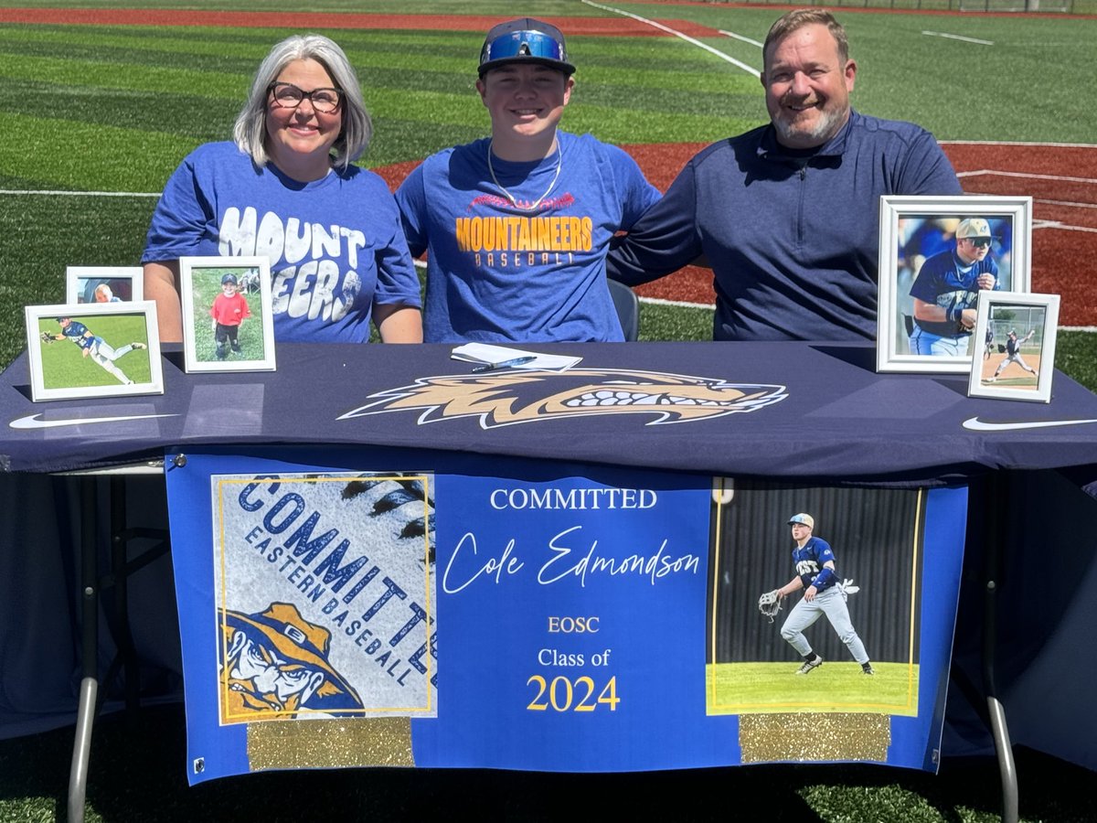 Baseball-  Cole Edmondson signs with Eastern Oklahoma State College