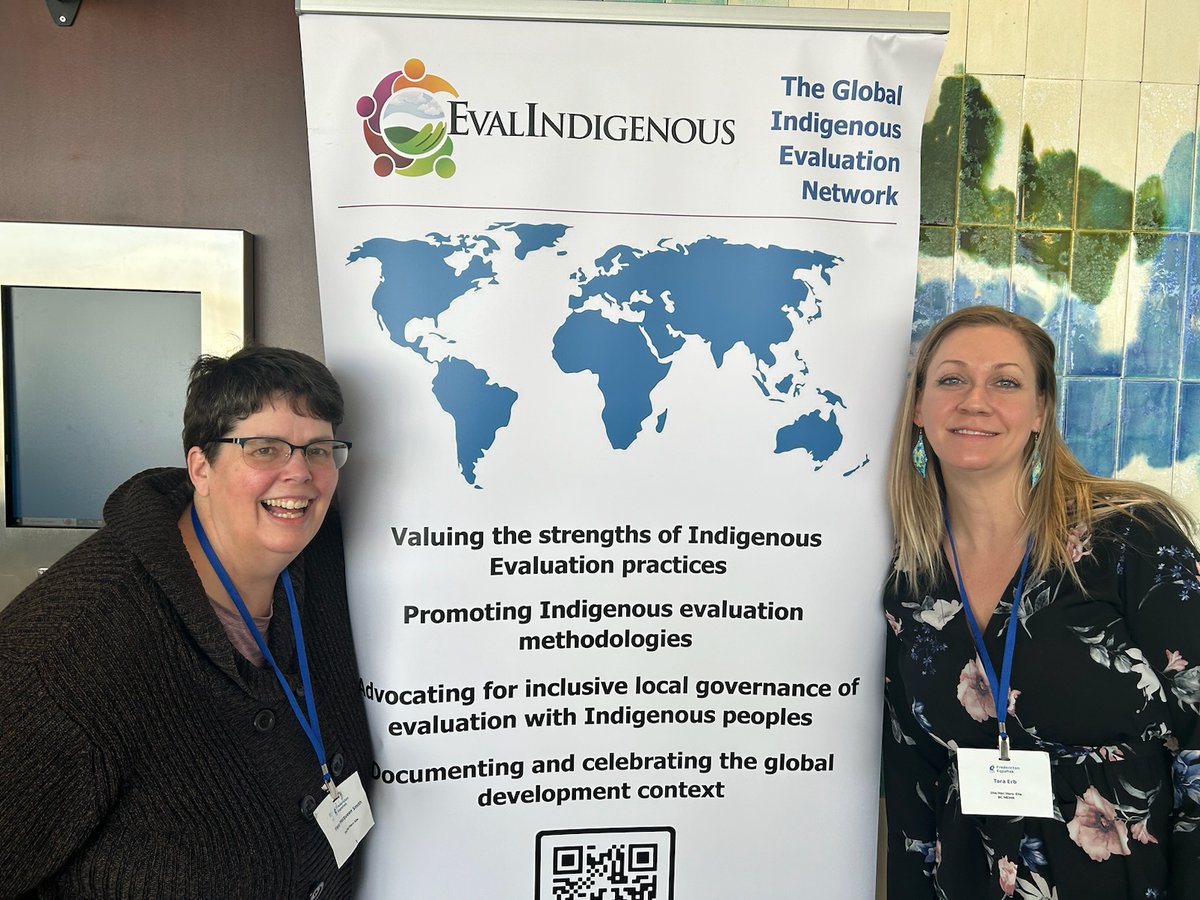 BC NEIHR & @SkNEIHR at the Canadian Evaluation Society 2024 Indigenous Evaluation Gathering in Fredericton, New Brunswick! Learn more about EvalIndigenous: evalindigenous.net
