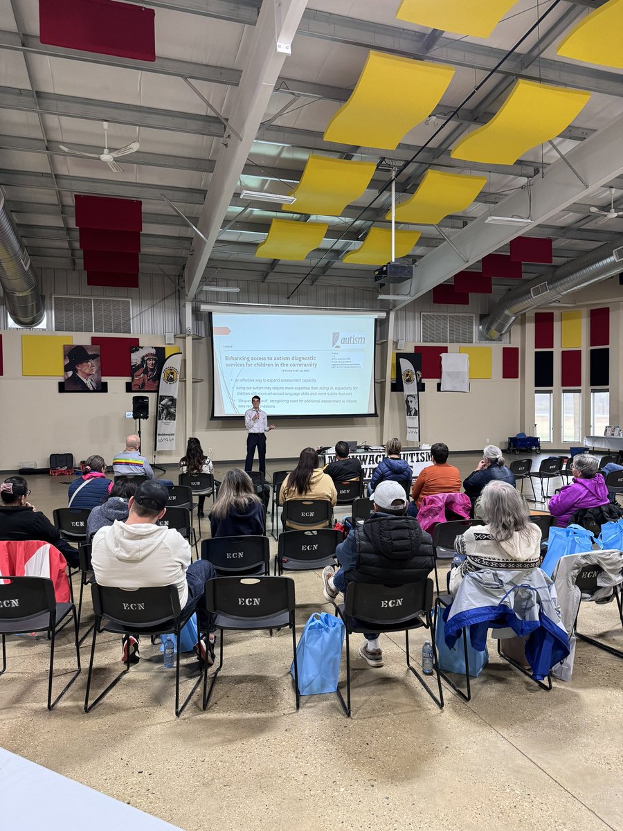 Today we hosted the first annual Maskwacis Autism Awareness Gathering. It was a day of connecting and sharing experiences of Indigenous neurodiversity in the community. 

Thank you to  @WCHRIUofA and @CdnCaregiving for their support to make this event happen! 

Ninâskomitin.