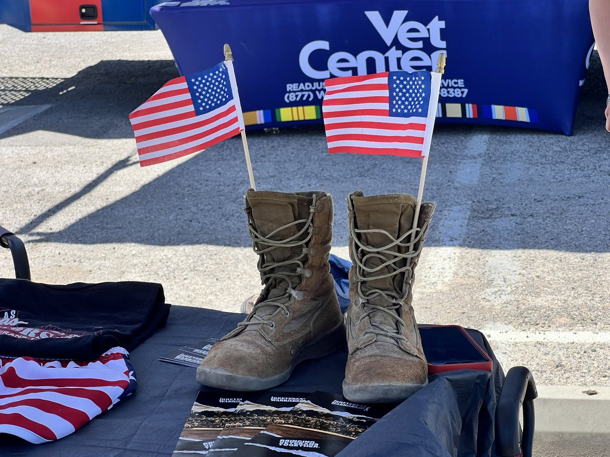 Thanks to <a href="/AMVETSHQ/">AMVETS</a> <a href="/usvetsnational/">U.S.VETS</a> and other veteran organizations for having us out today and raising awareness on mental health and veteran suicide prevention!