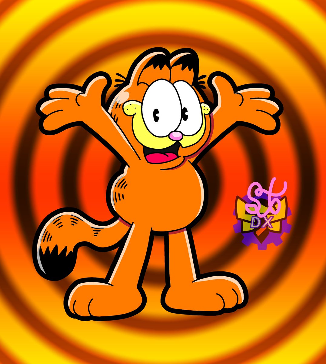 Garfield, the laziest cat in the world! 

#Garfield #GarfieldLaPelícula #fanart #cartoon