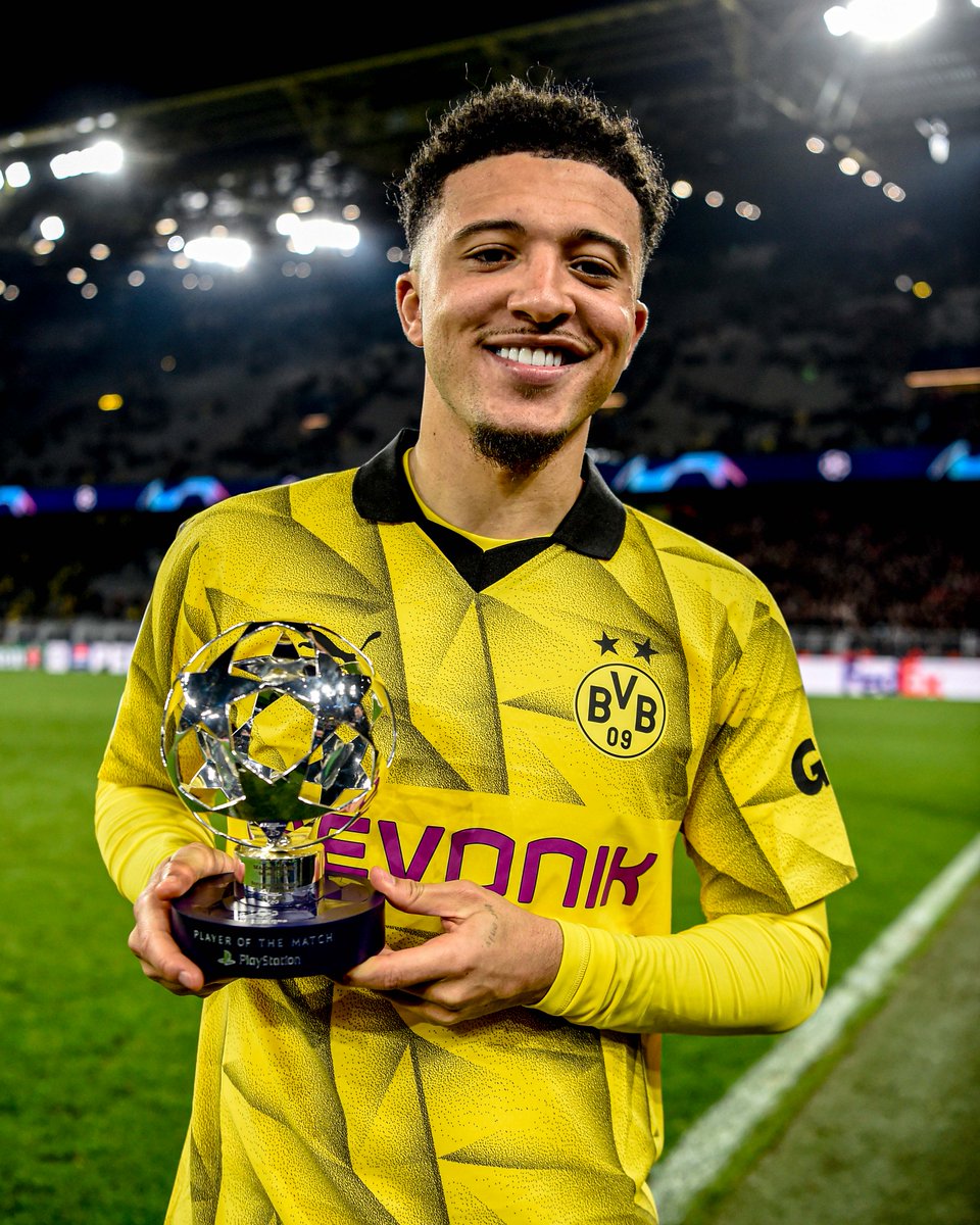 Jadon Sancho is the first Man United player to make it to the Champions League final since 2011 🏆