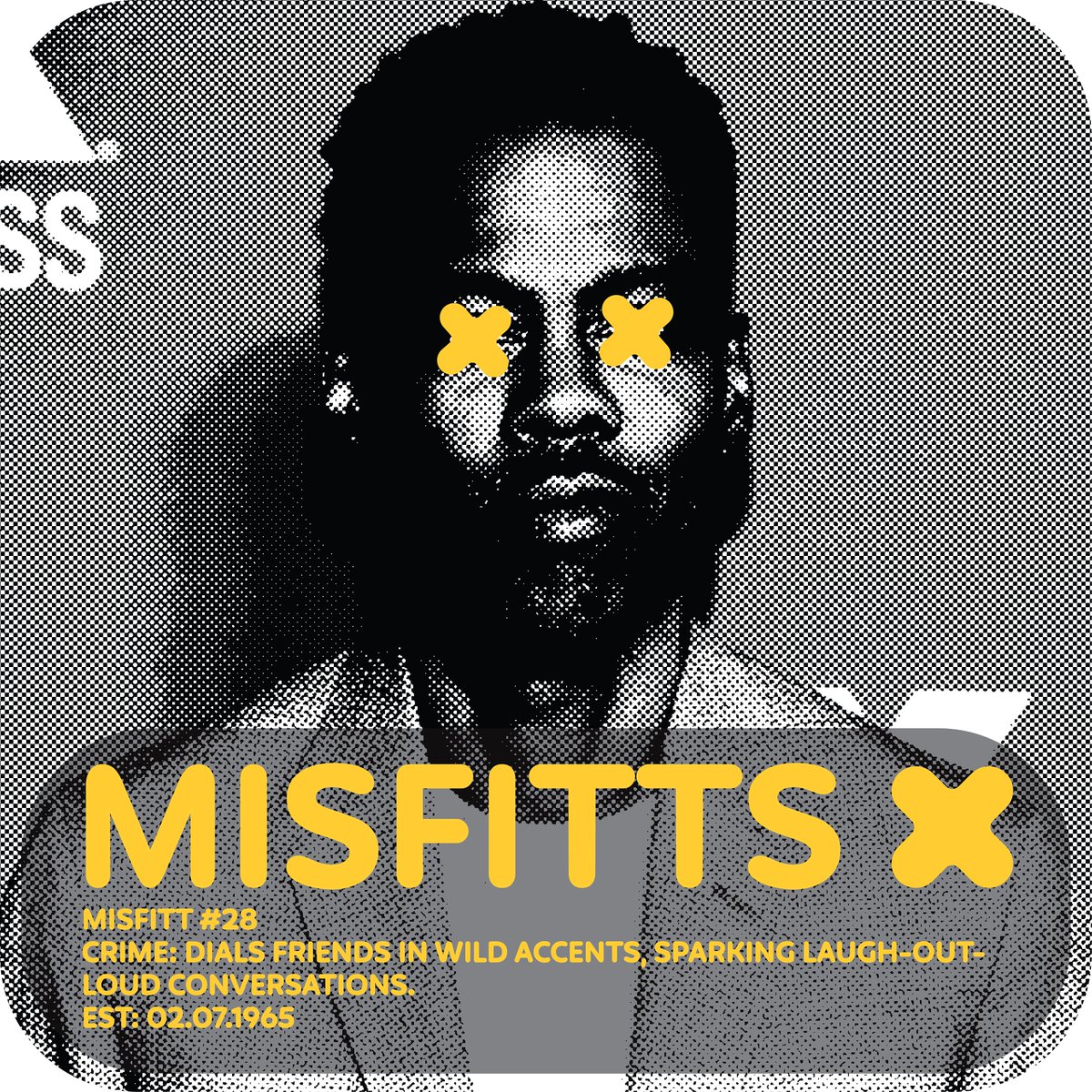⚠️ ⛔ Misfitt of the Day! ⛔ ⚠️

What is a Misfitt❓ 

Misfit humor maestro, a conductor of comedic orchestras, painting the pixelated airwaves with notes of laughter. 😁 

#nft #nftcommunity #meme #chrisrock #willsmith #kevinhart