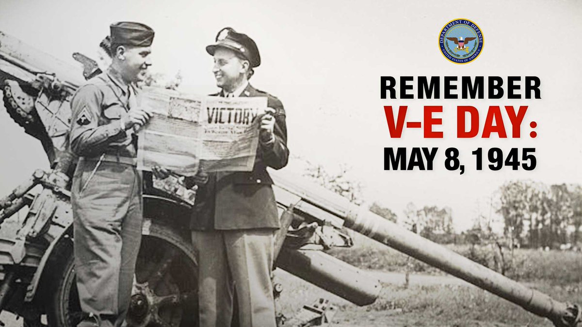 Today marks the 79th anniversary of Victory in Europe Day. We honor those who served and paid the ultimate sacrifice during the events of V-E Day and World War II.