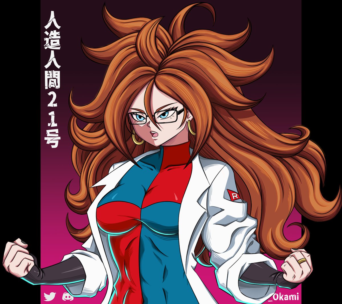 I've been feeling sick since Friday, which kinda slowed down my posts. But, here's a sneak peek of what's coming up before I drop the full thing.

#Android21 #人造人間21号