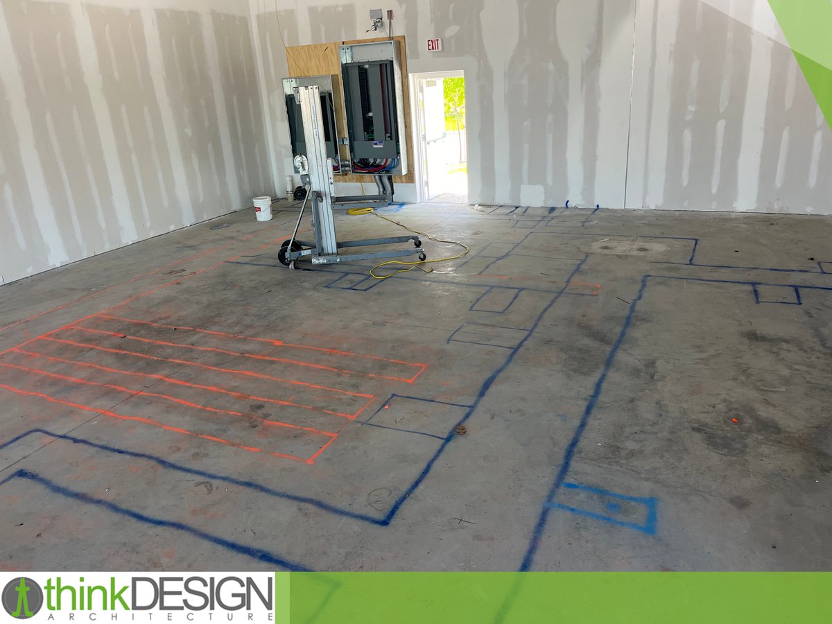 thinkdesignarch's tweet image. At the job site today during week #1 of construction. This will be a new restaurant in which TDA has designed all Architectural and MEP components.    #ThinkDesignArchitecture #TRC #TomRectanwaldConstrictionInc  #thinkbig #thinkdesign