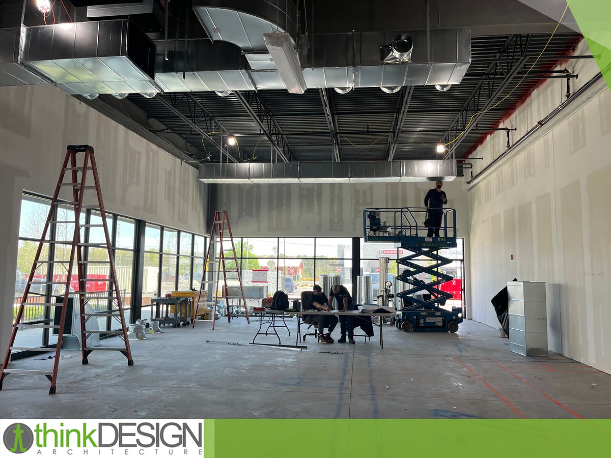 thinkdesignarch's tweet image. At the job site today during week #1 of construction. This will be a new restaurant in which TDA has designed all Architectural and MEP components.    #ThinkDesignArchitecture #TRC #TomRectanwaldConstrictionInc  #thinkbig #thinkdesign