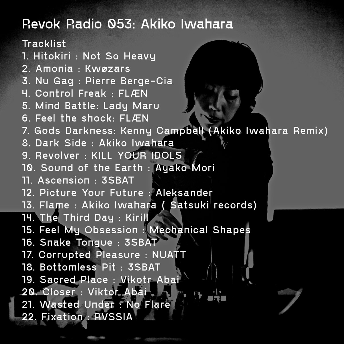 AKIKO IWAHARA DJ SET ⛓️🔥☠️ REVOK RADIO E53 rvk.to/rr53 🎧 #hardtechno #darktechno #technomusic #industrialtechno #technolovers #technoparty #djmix #djset #djproducer #darkravers #rave #ravelife #revokradio #revokrecords