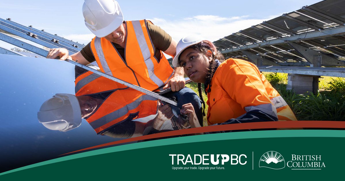 Invest in a green future with a career in the Environmental Trades. View courses about sustainability, renewable energy, green construction, eco-friendly technologies, and more. tradeupbc.ca/course-offerin… #TradeUpBC #SkilledTrades #GreenConstruction #EnvironmentalTrades