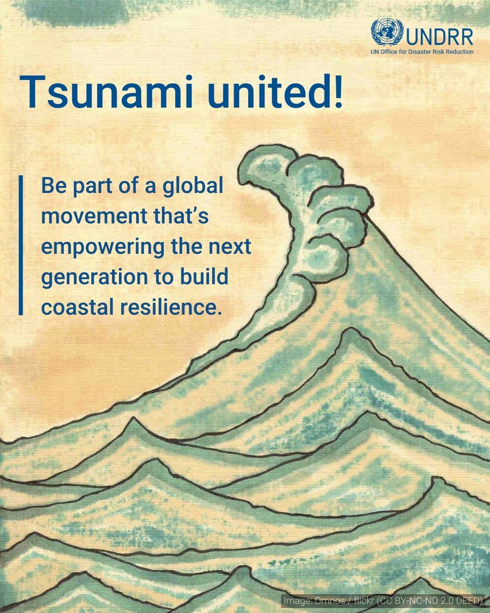 Tsunami United is a pioneering initiative to engage and educate high school students about tsunami hazards, awareness, and readiness. Register by 20 May to participate in exciting activities. Discover more and sign up now! ➡️ow.ly/rSKc50RyBcq #OurResilientFuture